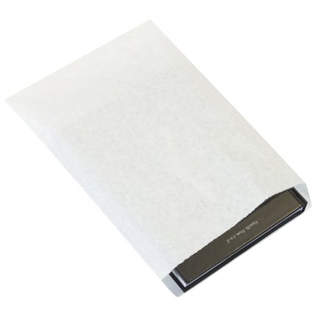 Bsc Preferred 8-1/2 x 11'' White Flat Merchandise Bags, 2000PK BUY00027738